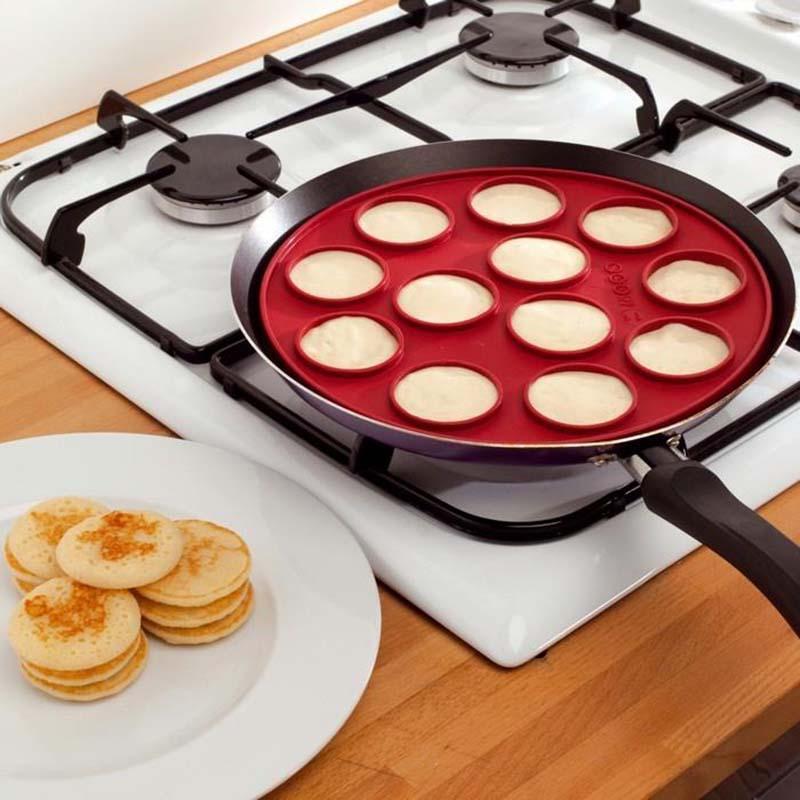 Moule À Pancakes Et Œufs X 4 - Moule silicone - Creavea