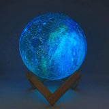 Lampe Lune 3D - Veilleuse avec 16 couleurs - Forily Shop